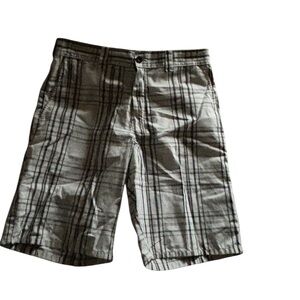 Dickies Gray Flat Front Shorts Lightweight Casual
